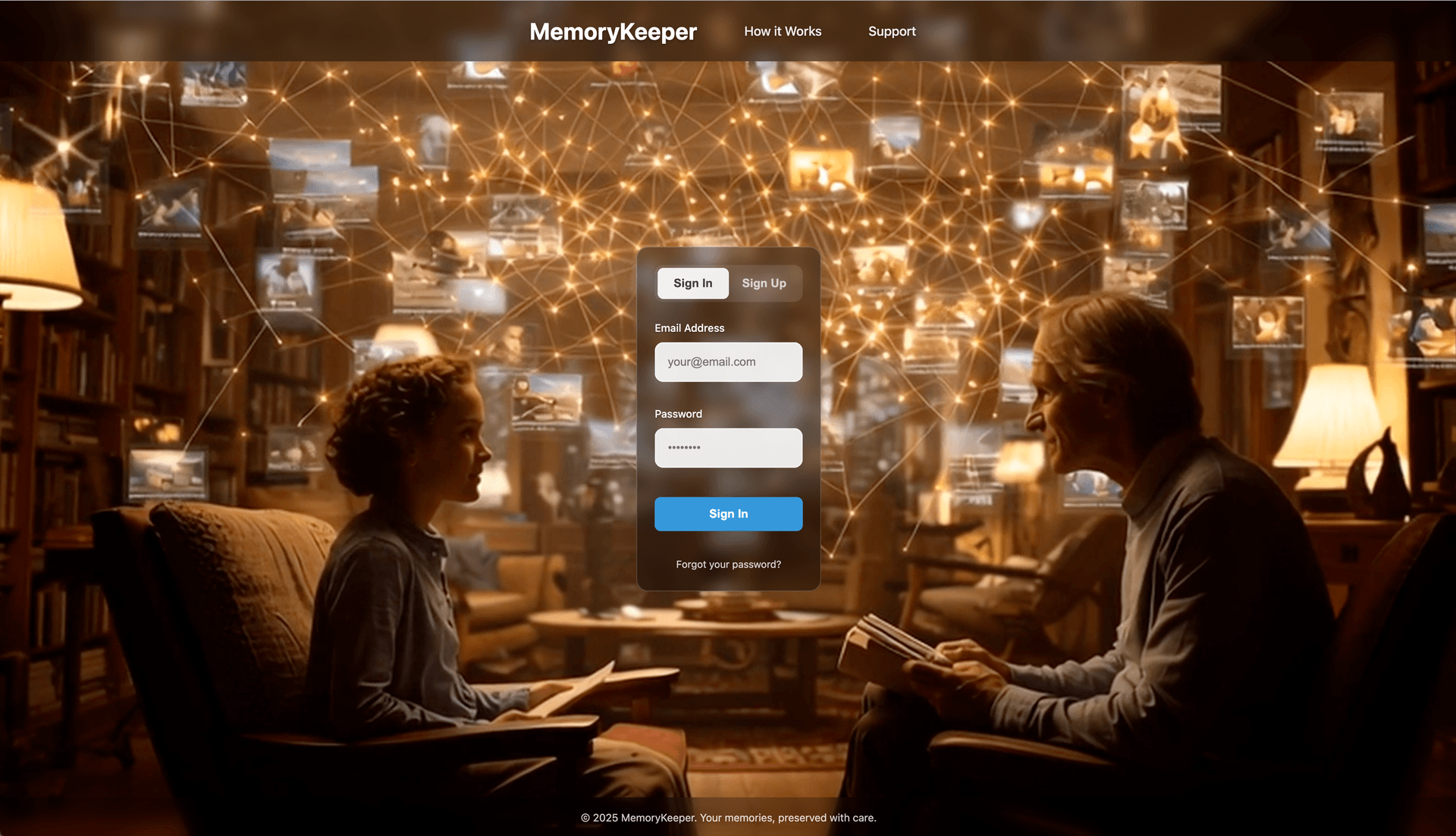 Story Collector - AI Memory Preservation Screenshot